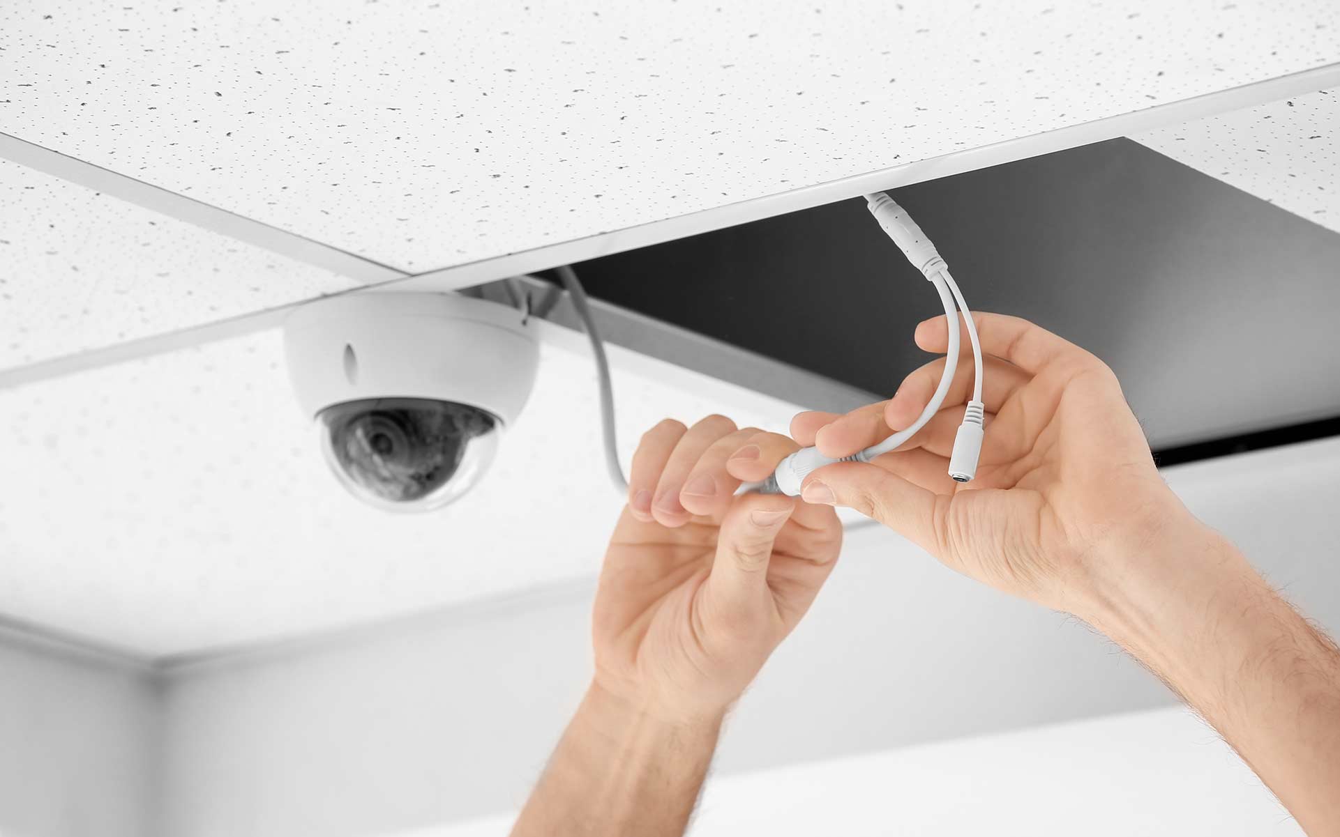 A2B Electrical's electricians can wire up CCTV cameras for properties in Cann Hall and the local area. 
